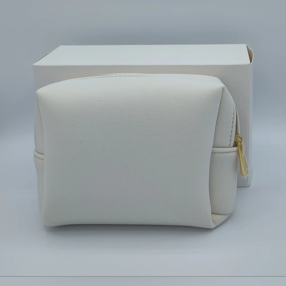 DIOR Beauté White Couture CD Pouch Gold Hardware VIP Cosmetic Bag AUTHENTIC GWP